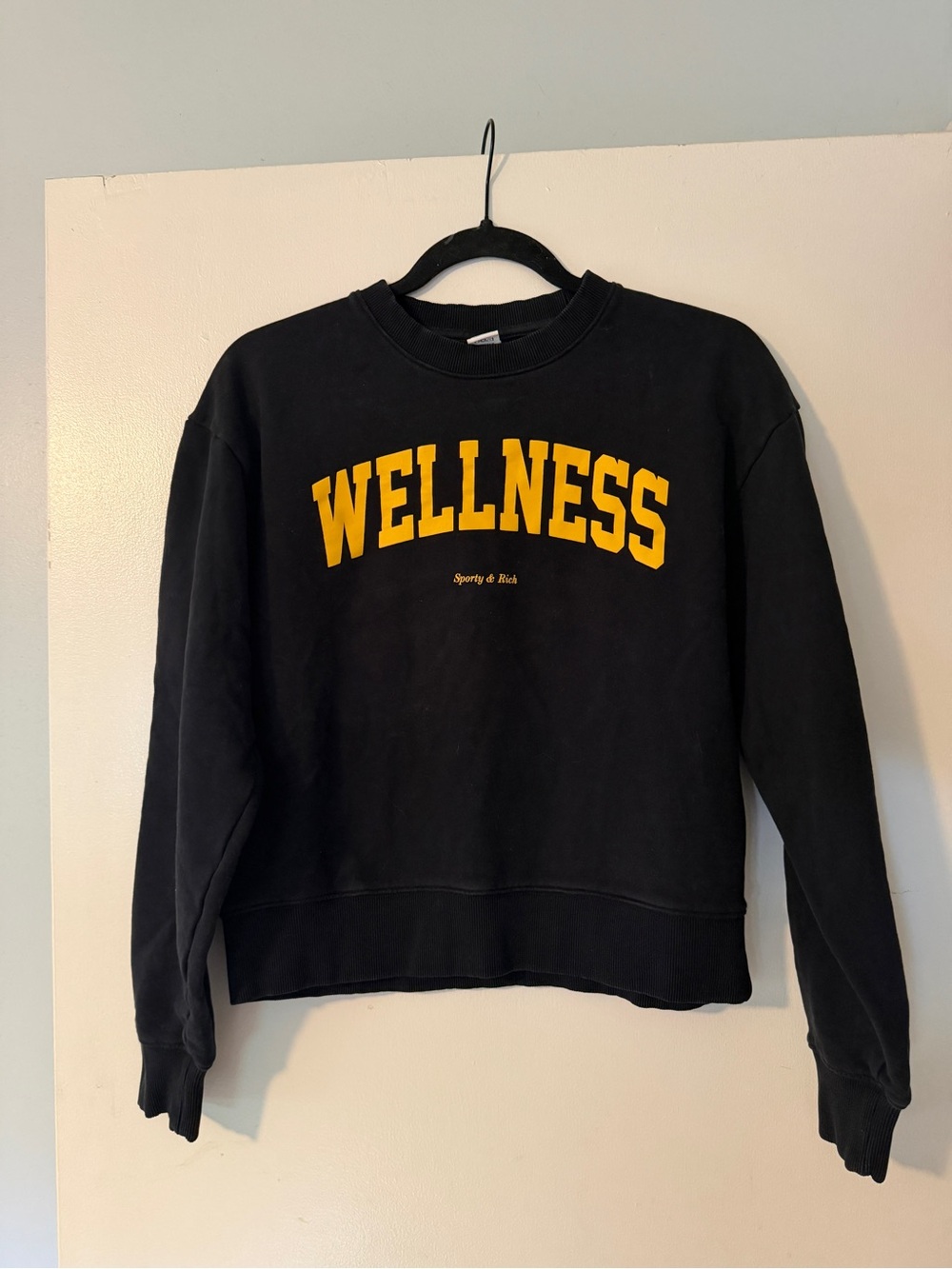 Sporty & Rich Wellness Crewneck Sweatshirt, Size S